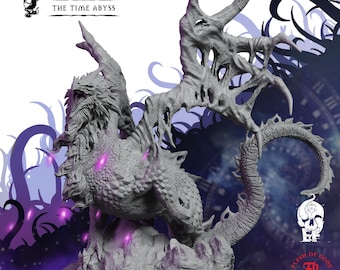 Ancient Time Dragon | Dragon Miniature | High-Detail Resin Mini | DnD Tabletop RPG