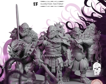 Bugbears | Beast Miniature | High-Detail Resin Mini | DnD Tabletop RPG
