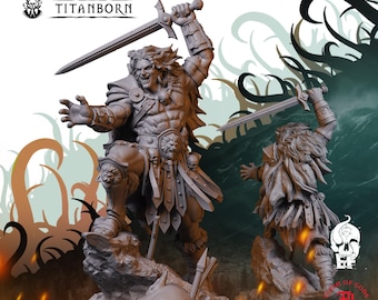 People's Tyrant | Fantasy Tabletop Miniature - 28MM - 100MM | Dungeons and Dragons DND
