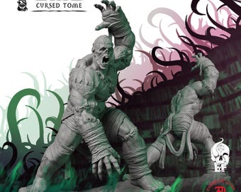 Flesh Golem | Undead Miniature | High-Detail Resin Mini | DnD Tabletop RPG