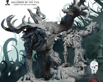 Leshen | Beast Miniature | High-Detail Resin Mini | DnD Tabletop RPG