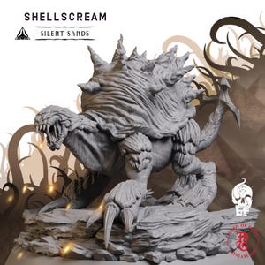 ShellScream | Fantasy Tabletop Miniature - 28MM - 54MM | Dungeons and Dragons DND