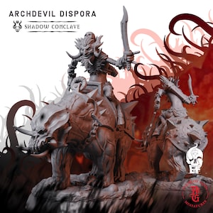 Archdevil Dispora | Fantasy Tabletop Miniature - 28MM - 54MM | Dungeons and Dragons DND