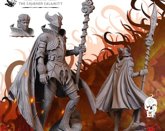 Crimson Calamity | Fantastyczna figurka stołowa - 28 MM - 100 MM | Dungeons and Dragons DND