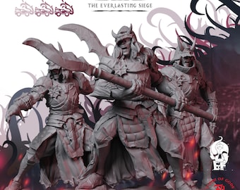 Fallen Infantry | Humanoid Miniature | High-Detail Resin Mini | DnD Tabletop RPG