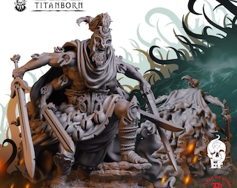 Titan Gilgesh | Aberration Miniature | High-Detail Resin Mini | DnD Tabletop RPG