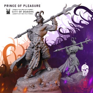 Prince of Pleasure | Fantasy Tabletop Miniature - 28MM - 54MM | Dungeons and Dragons DND