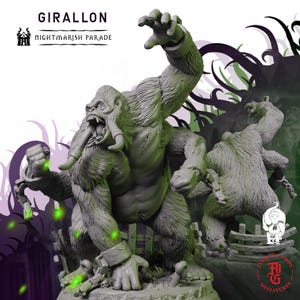 Girallon | Fantasy Tabletop Miniature - 28MM - 54MM | Dungeons and Dragons DND