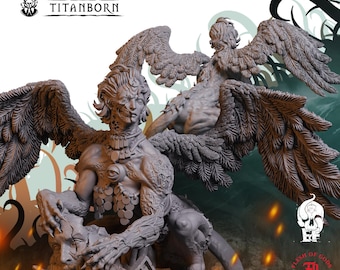 Sphinx of Doom | Undead Miniature | High-Detail Resin Mini | DnD Tabletop RPG