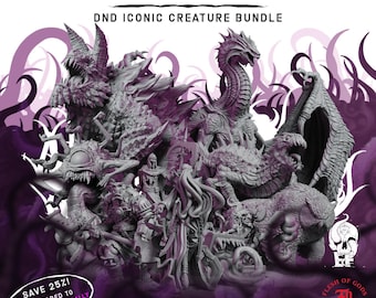 DnD Miniature Starter Bundle | High-Detail Resin Fantasy Figures | Tabletop RPG Gift