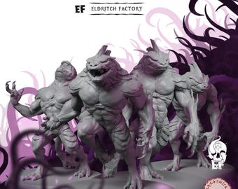 Troglodytes | Beast Miniature | High-Detail Resin Mini | DnD Tabletop RPG