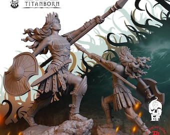 Last Shield | Humanoid Miniature | High-Detail Resin Mini | DnD Tabletop RPG