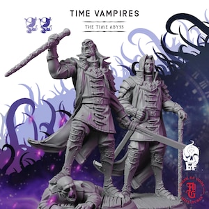 Time Vampires | 3D Printed Fantasy Tabletop Miniatures - 28MM - 100MM| Dungeons and Dragons DND