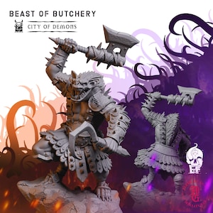 Beast of Butchery | Fantasy Tabletop Miniature - 28MM - 54MM | Dungeons and Dragons DND