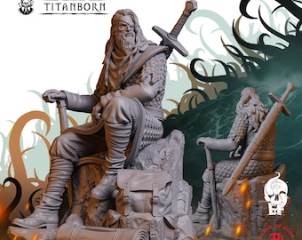 Nameless Hexer | Humanoid Miniature | High-Detail Resin Mini | DnD Tabletop RPG