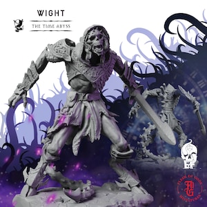 Wight | Fantasy Tabletop Miniature - 28MM - 100MM | Dungeons and Dragons DND