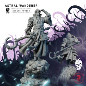 Astral Wanderer | Fantasy Tabletop Miniature - 28MM - 100MM | Dungeons and Dragons DND