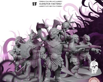 Goblins | Humanoid Miniature | High-Detail Resin Mini | DnD Tabletop RPG
