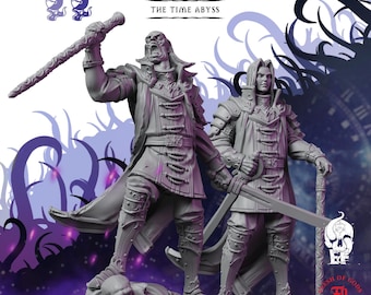 Time Vampires | Undead Miniature | High-Detail Resin Mini | DnD Tabletop RPG