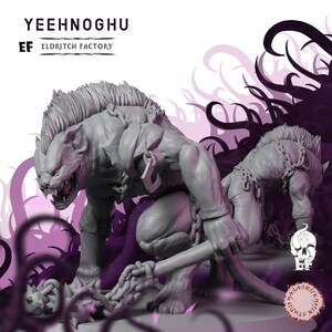 Yeenoghu | Miniature de table fantaisie imprimée en 3D - 28 mm - 75 mm | Donjons et Dragons MDN