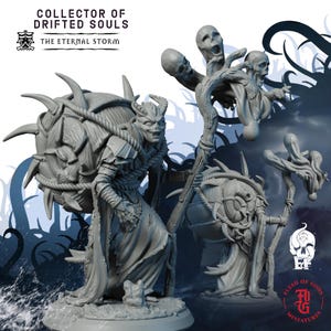 Collector of Drifted Souls | Fantasy Tabletop Miniature - 28MM - 100MM | Dungeons and Dragons DND