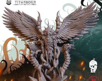 Winged Eye of Judgement | Aberration Miniature | High-Detail Resin Mini | DnD Tabletop RPG
