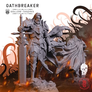 Oathbreaker | Fantasy Tabletop Miniature - 28MM - 100MM | Dungeons and Dragons DND
