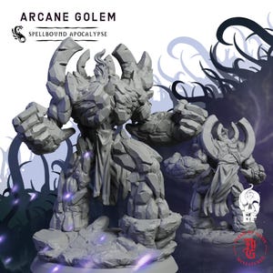 Arkaner Golem | Fantasy Tabletop Miniatur - 28 MM - 54 MM | Dungeons and Dragons DND