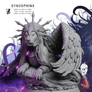 Gynosphinx | Fantasy Tabletop Miniatur - 28 MM - 54 MM | Dungeons and Dragons DND