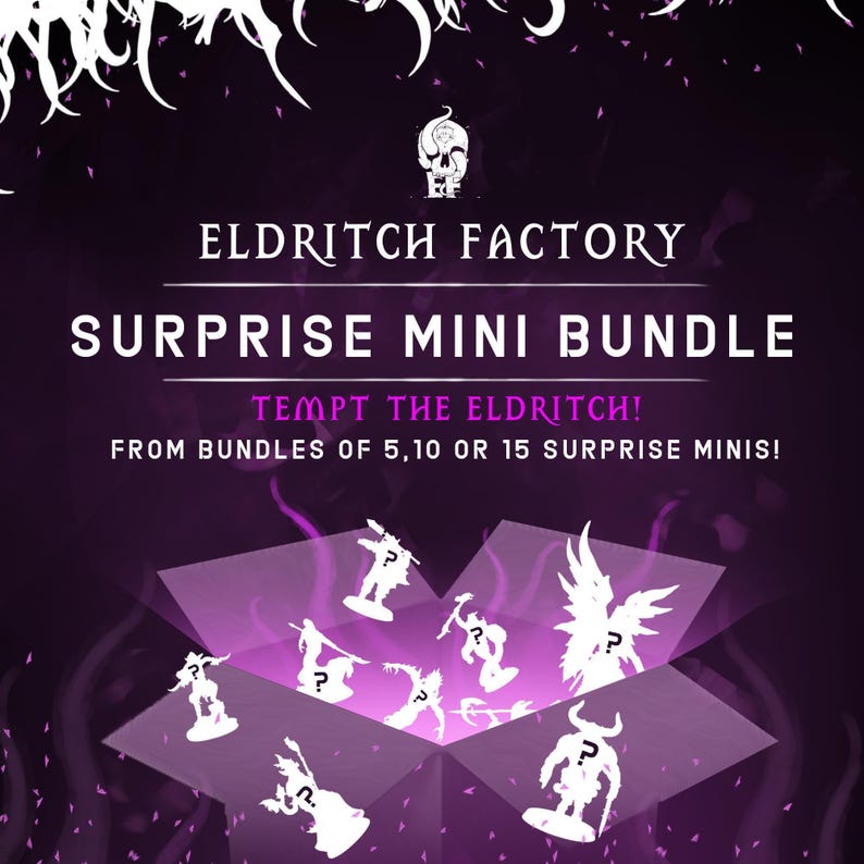 Surprise Mini Bundle | Fantasy Tabletop Miniature - 28MM - 32MM | Dungeons and Dragons DND image 1
