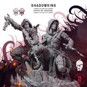 Shadowkin | 3D Printed Fantasy Tabletop Miniatures - 28MM - 100MM| Dungeons and Dragons DND