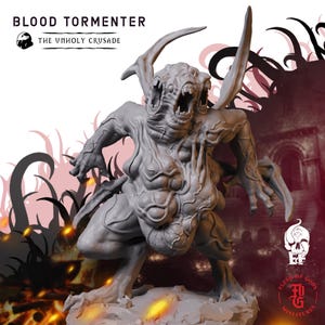 Blood Tormentor | Fantasy Tabletop Miniature - 28MM - 54MM | Dungeons and Dragons DND