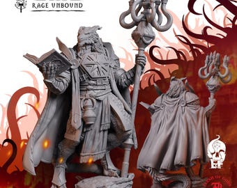 Ash Keeper | Fantasy Tabletop Miniature - 28MM - 100MM | Dungeons and Dragons DND