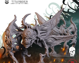 Titanovirus | Aberration Miniature | High-Detail Resin Mini | DnD Tabletop RPG