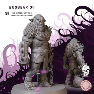 Bugbears | Beast Miniature | High-Detail Resin Mini | DnD Tabletop RPG Bugbear D