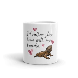 Bearded Dragon coffee mug | White glossy mug