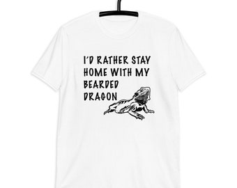ヒゲトカゲのシャツ | ユニセックス T シャツ | 内向的なおもしろい T シャツ