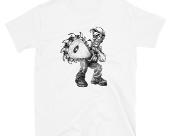 チェーンソーマンシャツ | 半袖ユニセックスTシャツ | チェーンソーグラフィックTシャツ