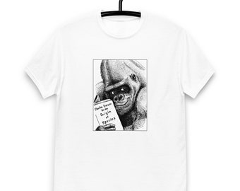 メンズ クラシック T シャツ - おもしろシャツ 種の起源