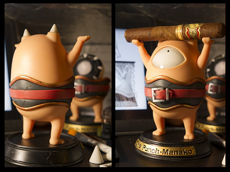 One Punch Man Manako Japanischer Anime Charakter Gemalte Etsy de