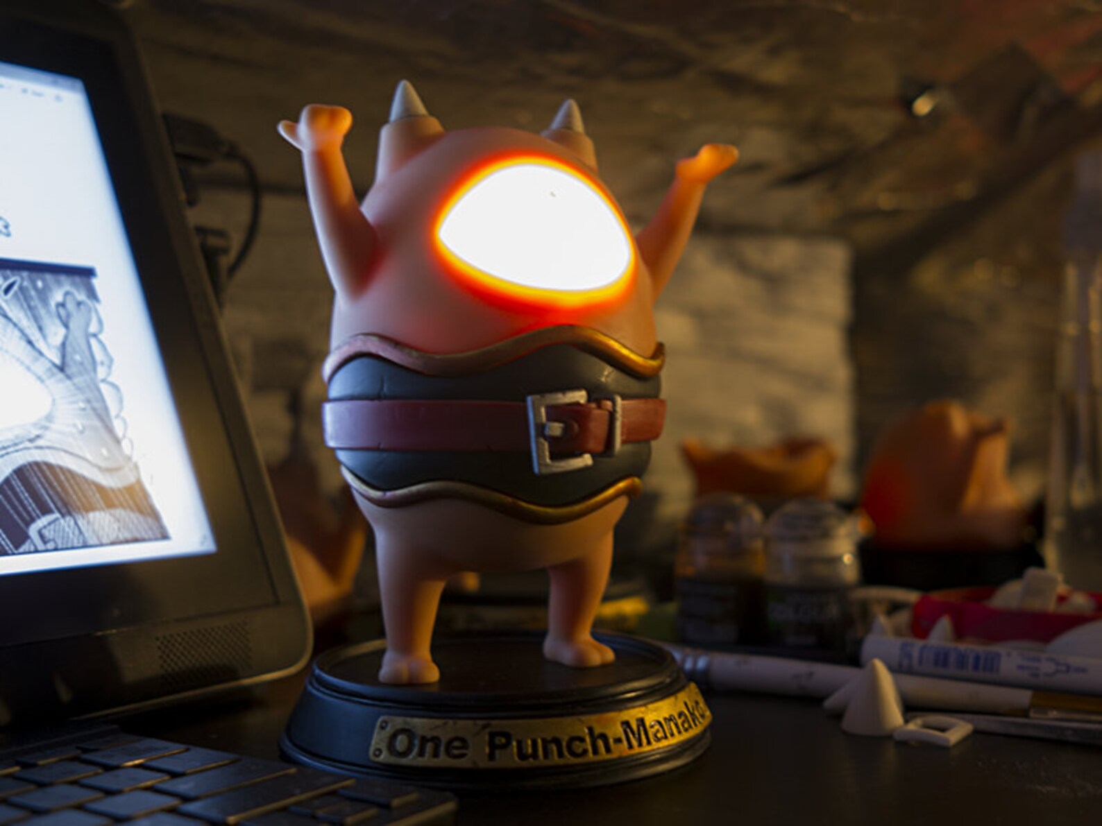 Manako One Punch Man One Punch Man Manako japanischer Anime Charakter gemalte - Etsy.de