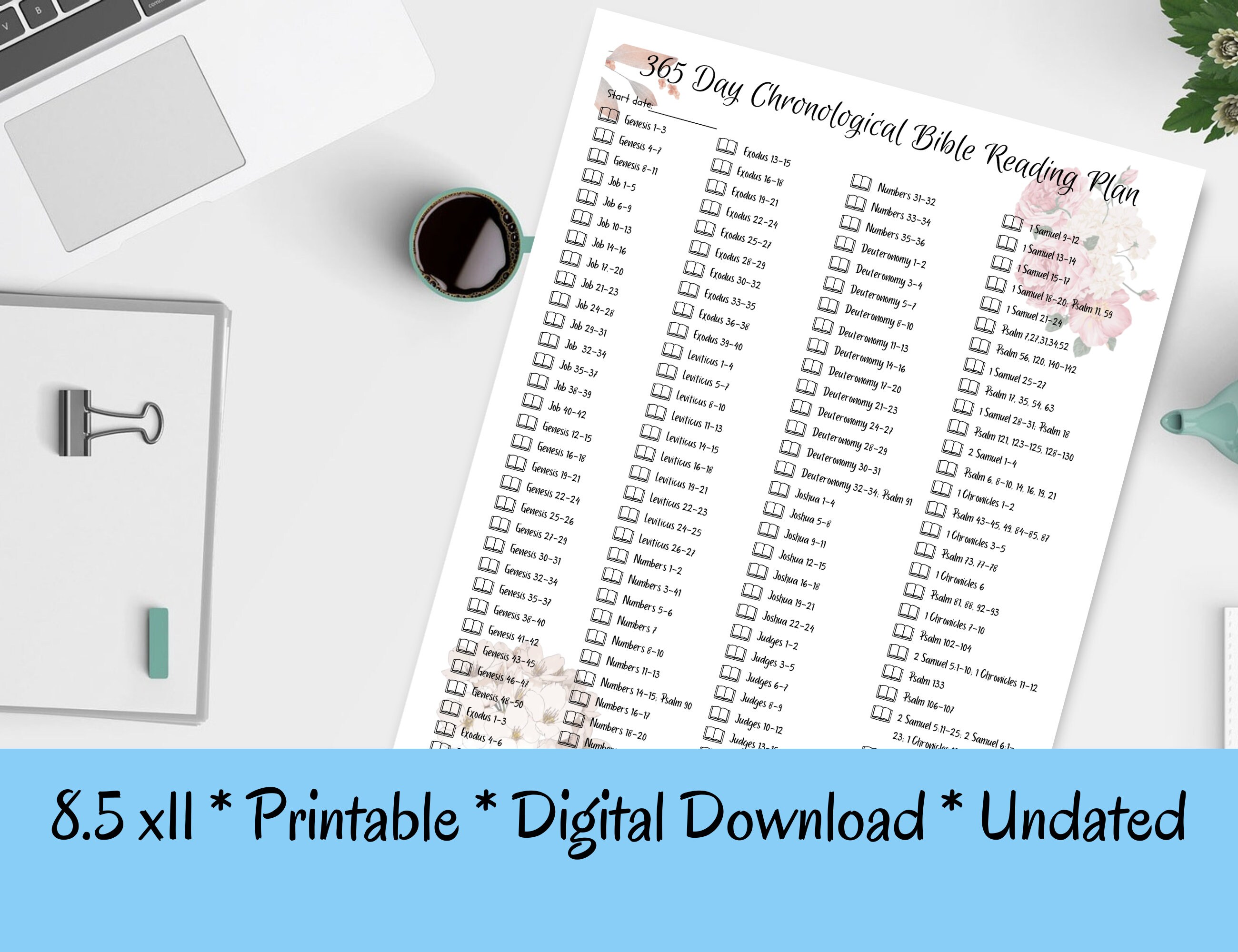 Bible Reading Plan; One Year Reading Plan; Chronological Order Plan ...
