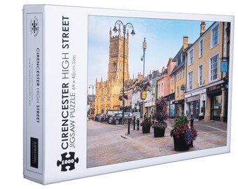 Cotswolds / Cirencester Market Place / 1000 Jigsaw Puzzle and 500 Large Pieces