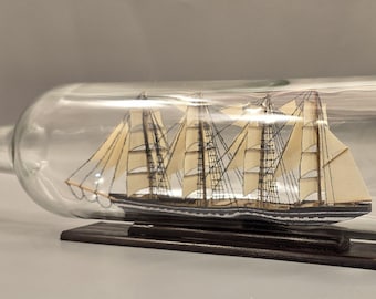 Ship in the Bottle - Early 20th Century - Large Sailing Ship