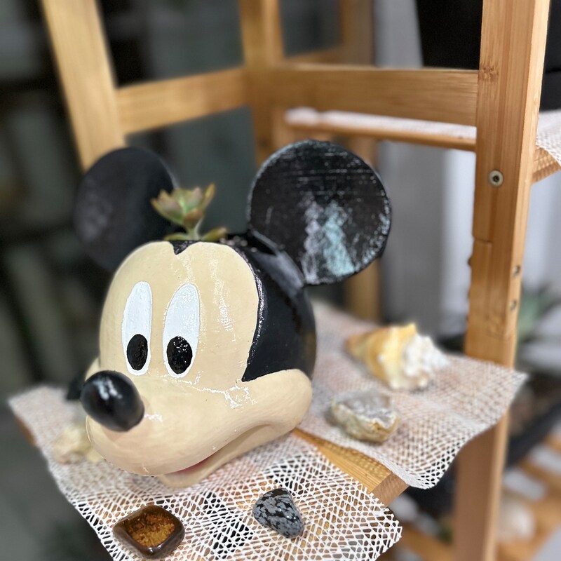 Mickey Mouse Planter - Etsy