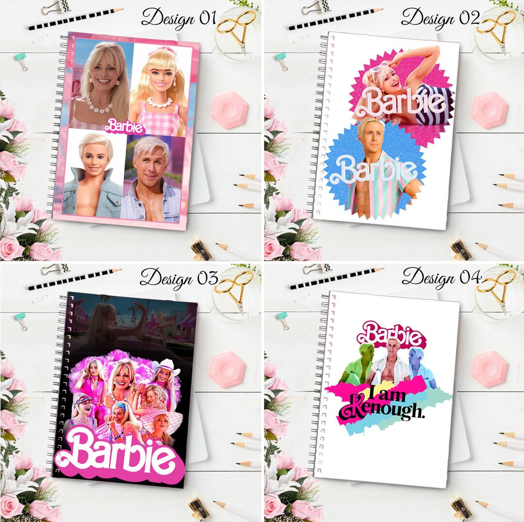 Barbie Notebook A5 Barbie Notebooks for Fans Kenough - Etsy