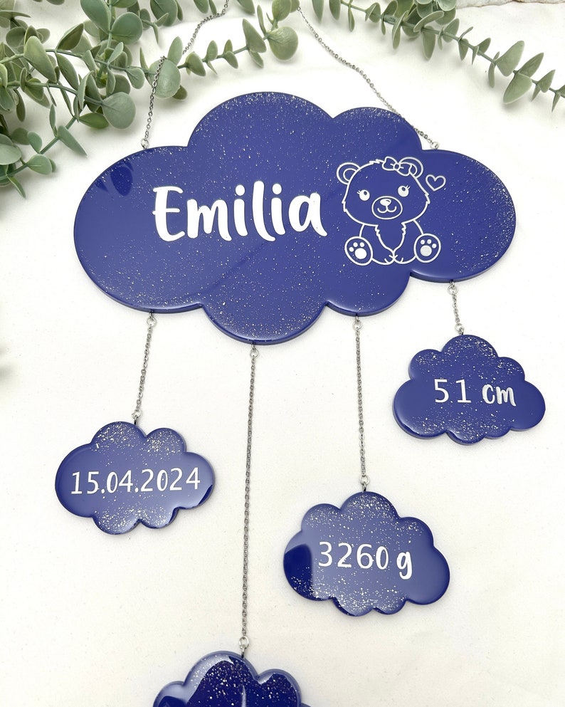 Baby cloud, birth gift, birth cloud, mobile image 10