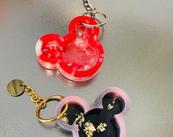Mickey Mouse Schlüsselanhänger Head schwarz 