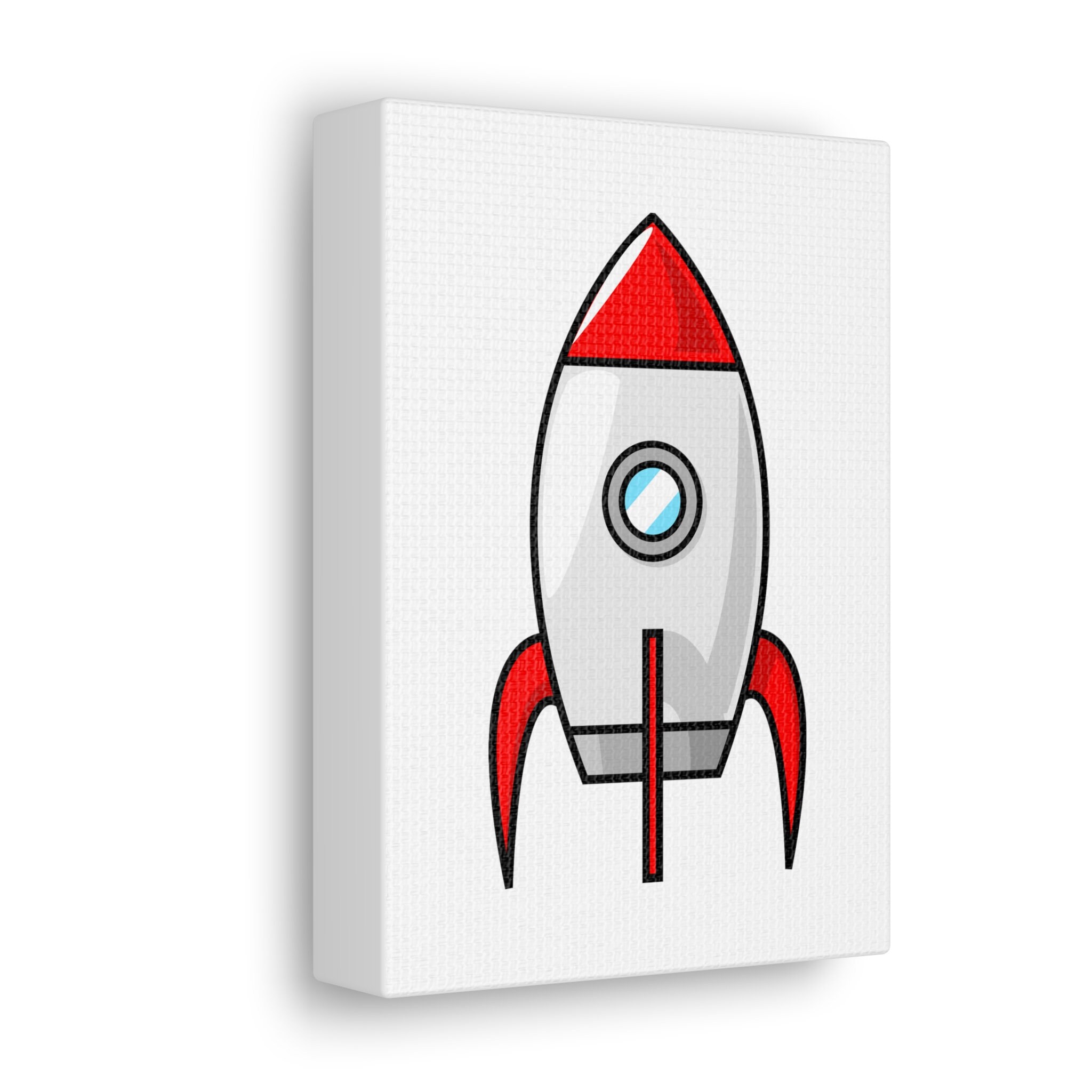 Rocketship/spaceship Canvas Gallery Wrap - Etsy
