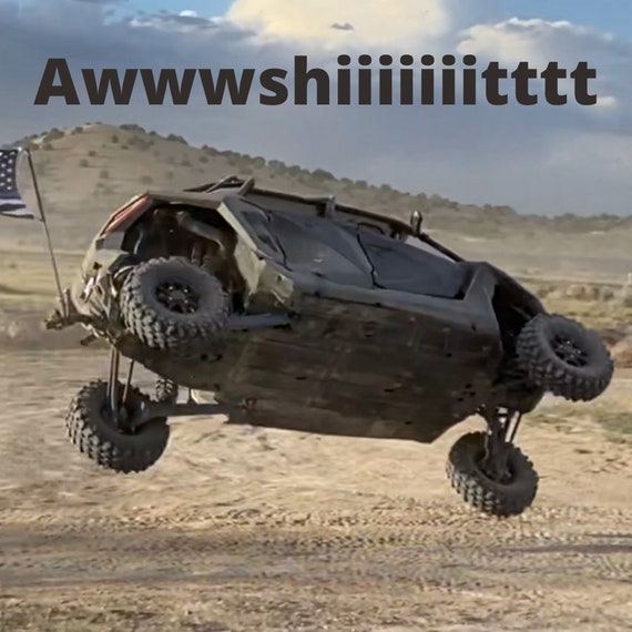 Funny RZR Jumping Sticker Etsy